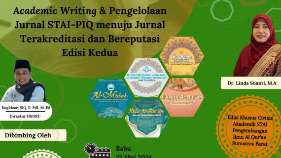 Pembinaan E-Journal STAI-PIQ Sumatera Barat